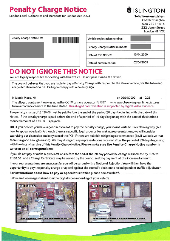 Liberal democrat run Islington council in London is raking in money from enforcing confusing restrictions