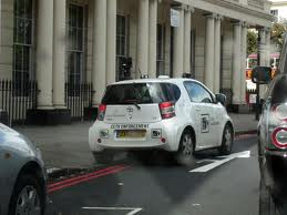 Westminster CCTV camera car parked on double red lines